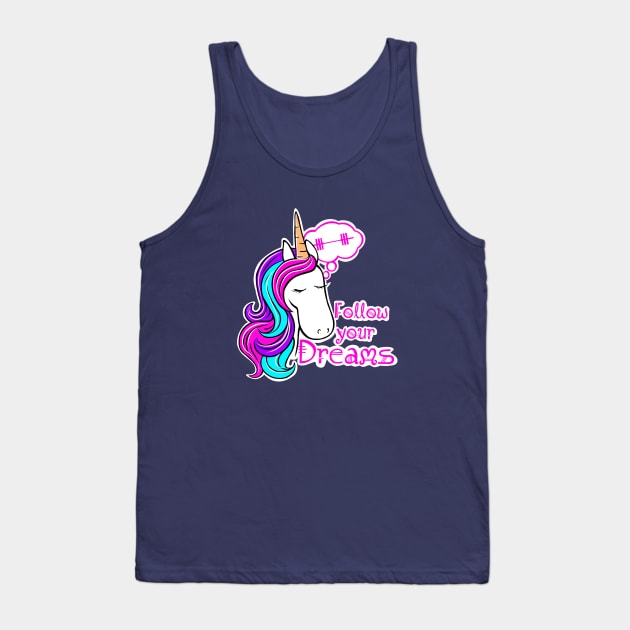 Unicorn Dreams Tank Top by TimAddisonArt